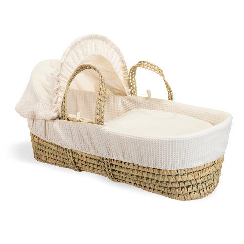 Clair De Lune Waffle Palm Moses Basket & Reviews Wayfair.co.uk